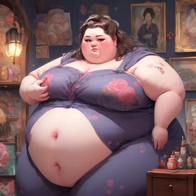  morbidly obese lady