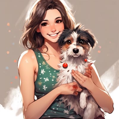 ai girl generator, create a close up image of a beautiful busty brune...