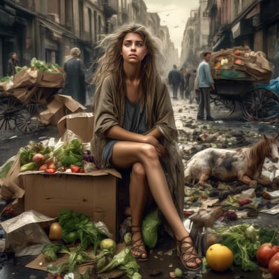 ai girl generator, acts as an observer of the city and visualizes a p...