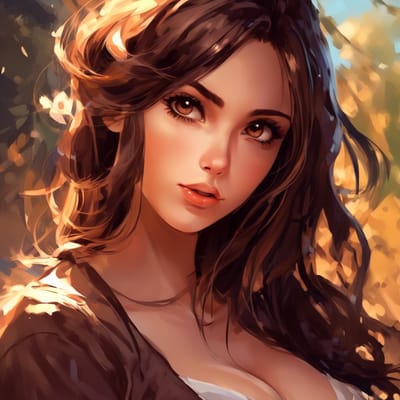 ai girl generator, reate a close up image of a beautiful busty brune....