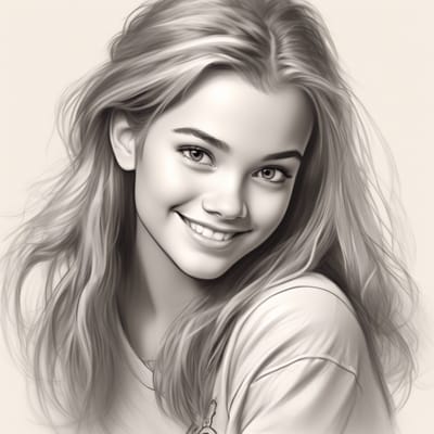2000s female yearbook portrait,HD,8K