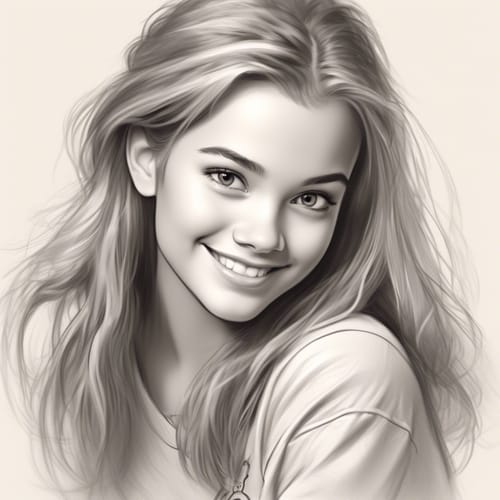 2000s female yearbook portrait,HD,8K